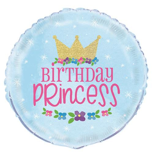 Magical Princess "Birthday Princess" 45cm (18") Foil Balloon